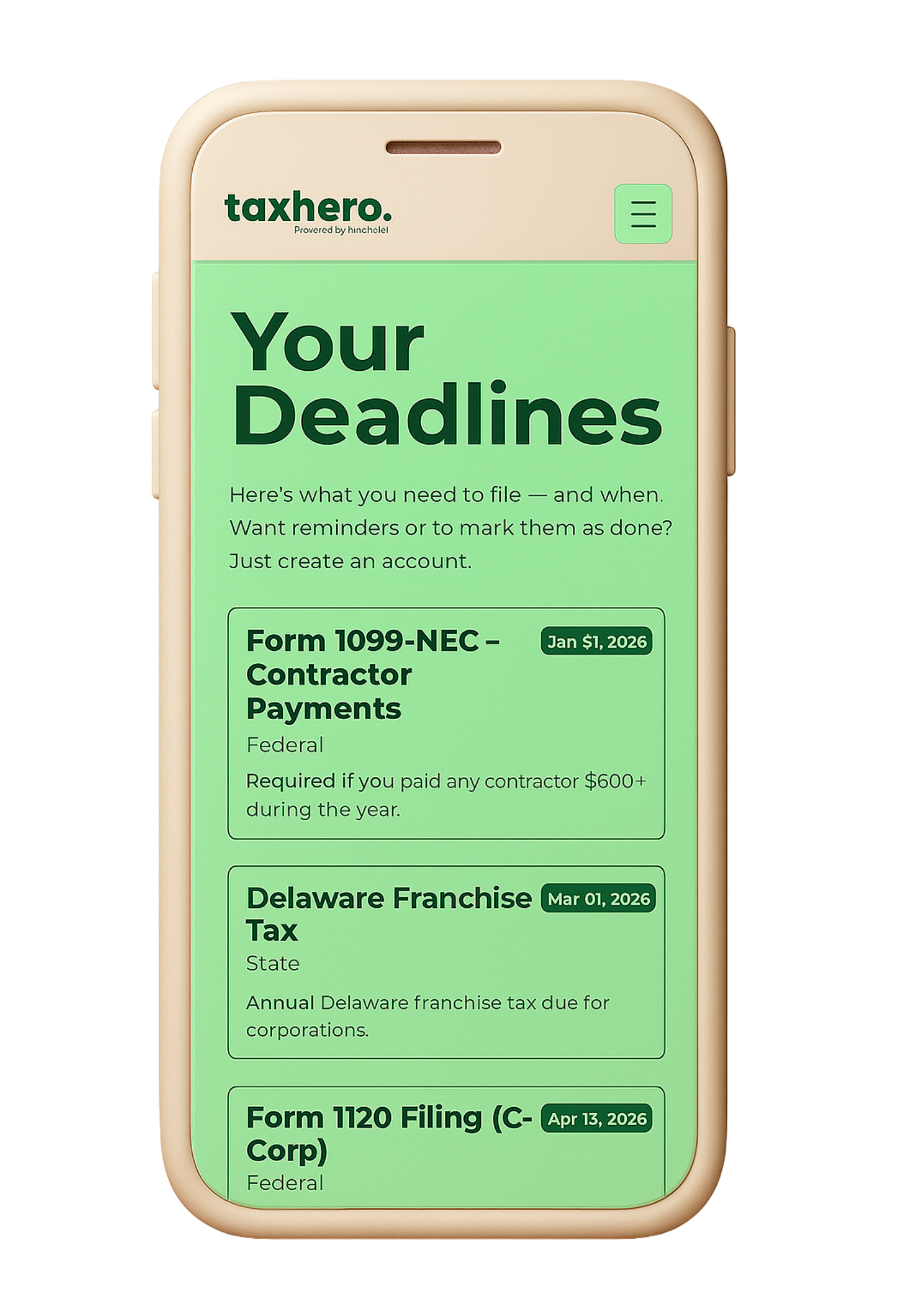 App Screens Demo